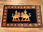 SIL1819 2X3 PERSIAN PICTORIAL QASHGHAI RUG